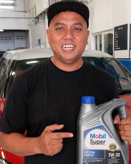 Pemenang giveaway Oli Mobil Super 5W-30