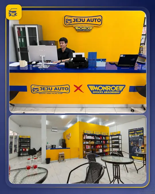 Rak sparepart ready stock Jeju Auto