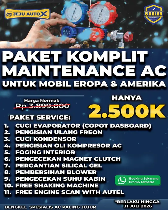 Paket AC Mobil Eropa dan Amerika