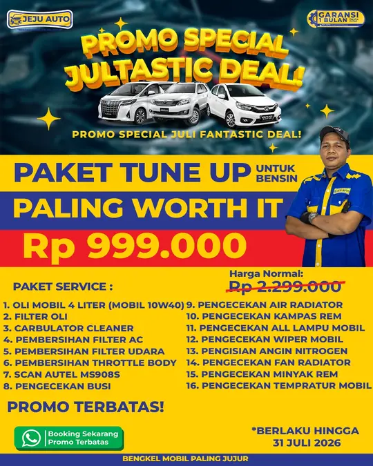 Paket Tune Up Bensin